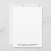 Invitation Cool AYE-AYE - Primate - Lemur - Madagascar - Part (Dos)