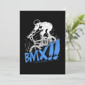Invitation Cool BMX Freestyle BMX Rider Gift Idea (Debout devant)