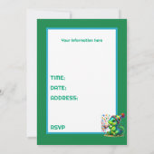 Invitation Cool boys dinosaur party add text  (Dos)