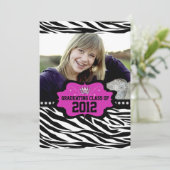 Invitation Cool de diplôme du Zebra Princess 2012 (Debout devant)