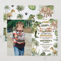 Cool Dinosaures Jurassique Verdure Anniversaire Ph