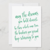 Invitation Cool Emerald Green St Patrick's Day Party Script (Devant)