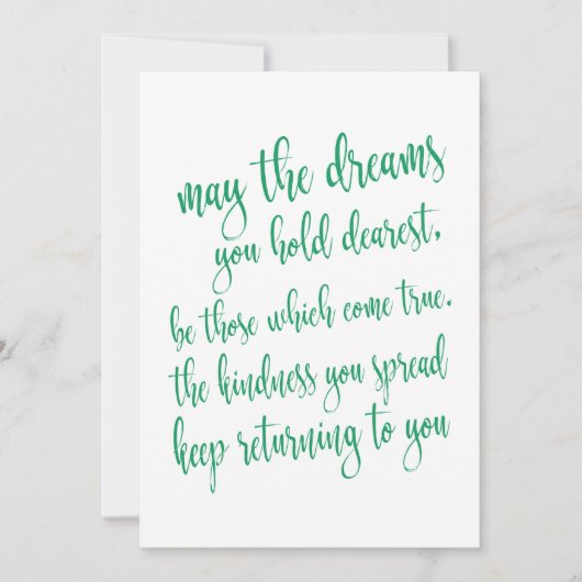 Invitation Cool Emerald Green St Patrick's Day Party Script (Devant)