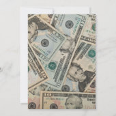 Invitation Cool Enfants adultes 90s garçon Retro Mafia 10e an (Dos)