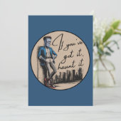 Invitation Cool Frankenstein Si vous l’avez, Haunt it (Debout devant)