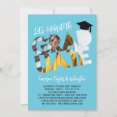 Invitation Cool Graduate Cutout Photo Moderne Graduate Party (Devant)