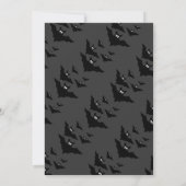 Invitation Cool mignon chauves chauves-souris volant Hallowee (Dos)