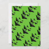 Invitation Cool mignon chauves chauves-souris volantes Hallow (Dos)