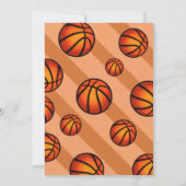 Invitation Cool Modern Little Baller Basketball Anniversaire (Dos)