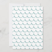 Invitation Cool One Retro Surf 1er anniversaire (Dos)