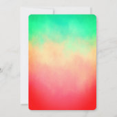 Invitation Cool Parties scintillant Baby shower fraise Invita (Dos)