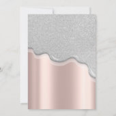 Invitation Cool Parties scintillant, Tour Eiffel Quinceañera (Dos)