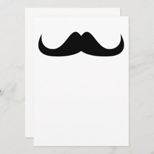 Invitation Cool personnalisable Black Handlebar moustache Inv