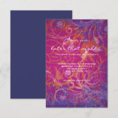 Invitation COOL PHOTO COLLAGE Bat mitzvah Party Card (Devant / Derrière)