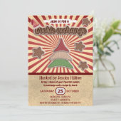 Invitation Cool plaisir rétro typographie échange de cookies (Debout devant)