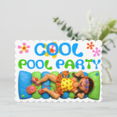 Invitation Cool Pool Party (Debout devant)