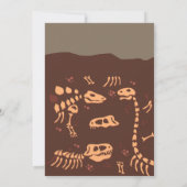 Invitation Cool réaliste Dinosaur Anniversaire (Dos)