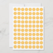 Invitation Cool Retro Sunburst Stripes Pickleball Party (Dos)