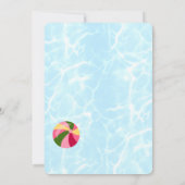 Invitation Cool Tropical Summer Pool Party Quinceañera (Dos)