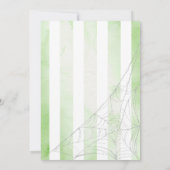 Invitation Cool vert gnome aquarelle enfants halloween fête (Dos)