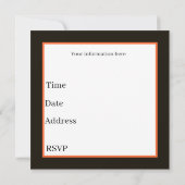 Invitation cool vintage Halloween sorcières (Dos)