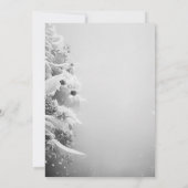Invitation Cool Winter Wonderland, String Lights Mariage de n (Dos)