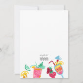Invitation Coolers d'été (Dos)