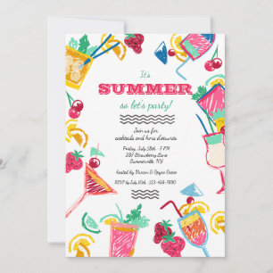 Invitation Coolers d'été