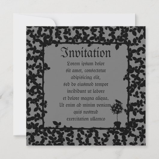 Invitation Coordonnées des opiacés (Devant)
