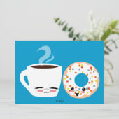 Invitation Copains de café et de beignet (Debout devant)