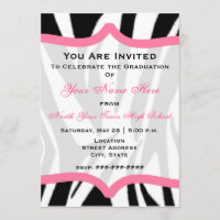 Copie de zèbre et classe rose de l'obtention du