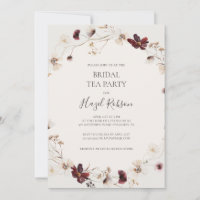 Copper Bourgogne Fleur sauvage Beige Bridal Tea Pa