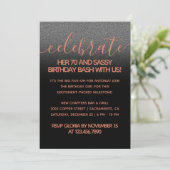Invitation Copper Girly 70 et Sassy (Debout devant)