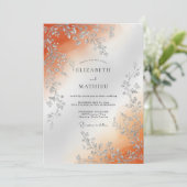Invitation Copper Lustrous Autumnal Wedding (Debout devant)
