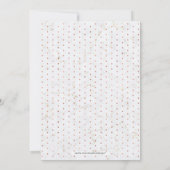 Invitation Copper & Marble | Fête de retraite moderne et surp (Dos)