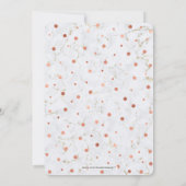 Invitation Copper & Marble | Fête surprise pour 50 ans (Dos)