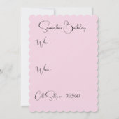 Invitation Coquelicot rouge aquarelle florale Fleurs Poppies (Dos)