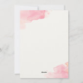 Invitation "Coquelicots" (Dos)