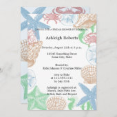 Invitation Coques de plage (Devant / Derrière)