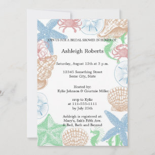 Invitation Coques de plage