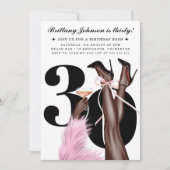 Invitation Coquette 30e anniversaire (Devant)