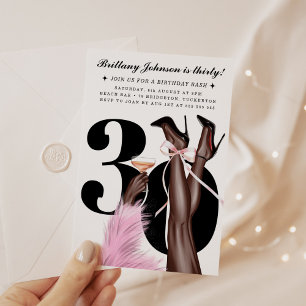 Invitation Coquette 30e anniversaire