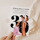 Invitation Coquette 30e anniversaire