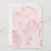 Invitation Coquette Blush Pink Rustic Winter Baby Shower (Dos)