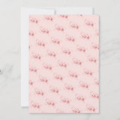 Invitation Coquette Blush Rose Sweet 16 Floral Black (Dos)