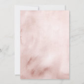 Invitation Coquette Bow Blush et Fête des mariées Bourgogne (Dos)