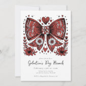 Invitation Coquette Bow Galentine's Day Brunch (Devant)