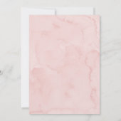 Invitation Coquette Bow rose 13e anniversaire (Dos)