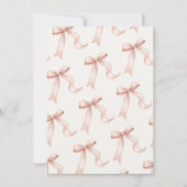 Invitation Coquette Bow rose Girly Graduation Cap (Dos)