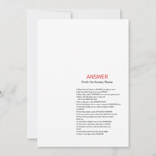 Invitation Coquette Bow rose - Nom modifiable, 5x7 (Dos)